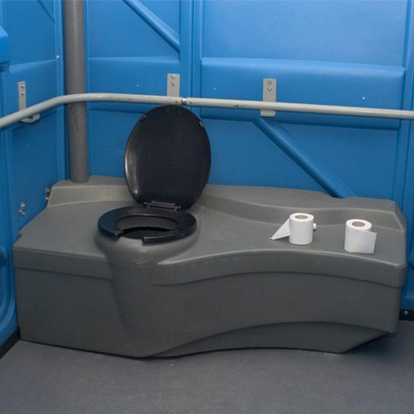 maintaining an ada compliant porta potty might require regular cleaning and restocking of supplies